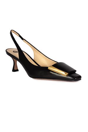 Arienne slingback in black brushed leather ROBERTO FESTA | ARIENNESPAZZOLATONERO